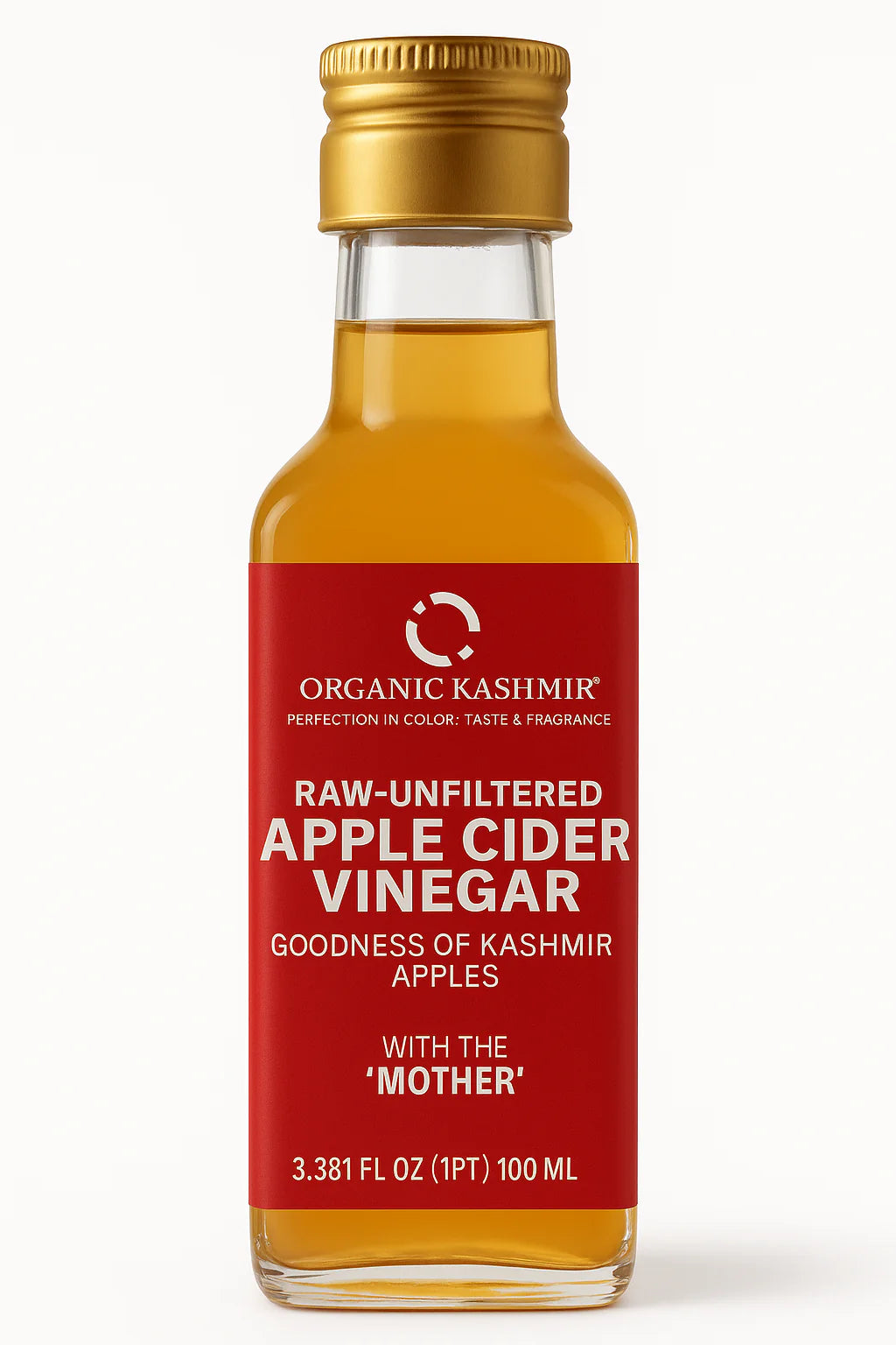 Apple Cider Vinegar | Raw - Unfiltered - No Artificial Additives - Organic Kashmir - 100ml
