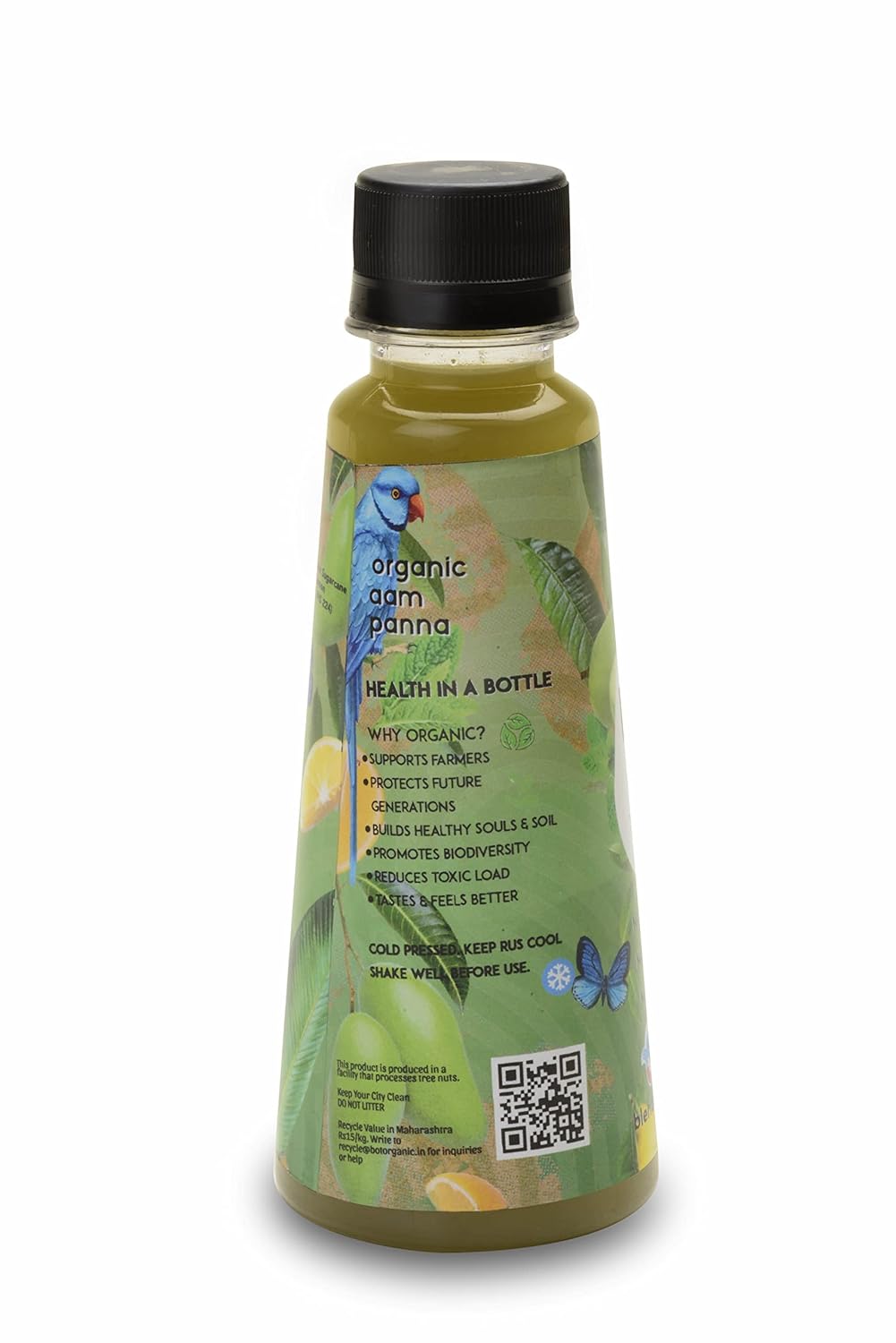 Aam Panna – Cold Pressed – USDA Organic - Vegan, Eco Friendly, No Added Sugar, No Concentrate Or No Flavour – Rus Organic – 200ml