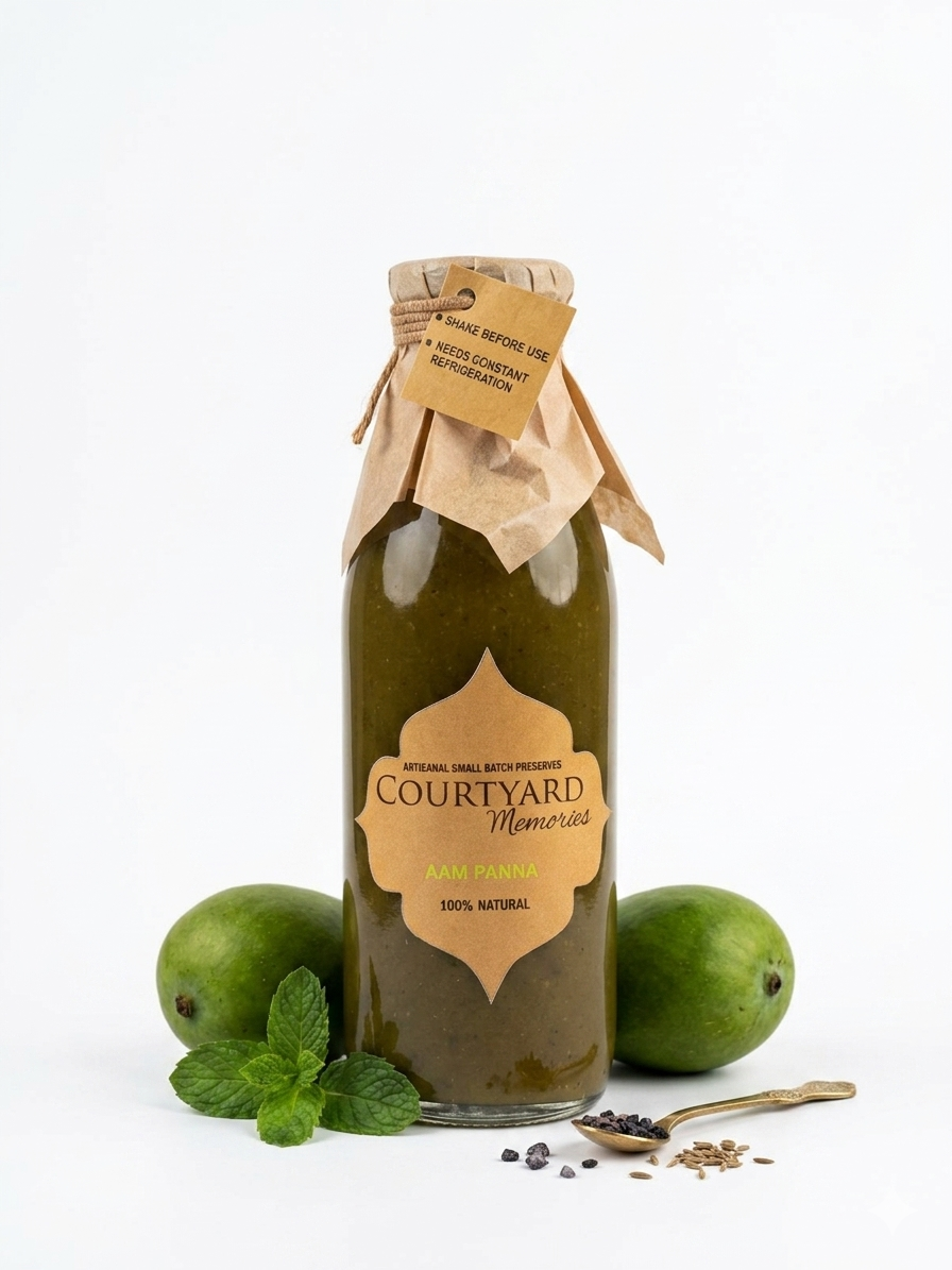 Aam Panna - 100% Natural - Indian - Courtyard Memories – 410ml