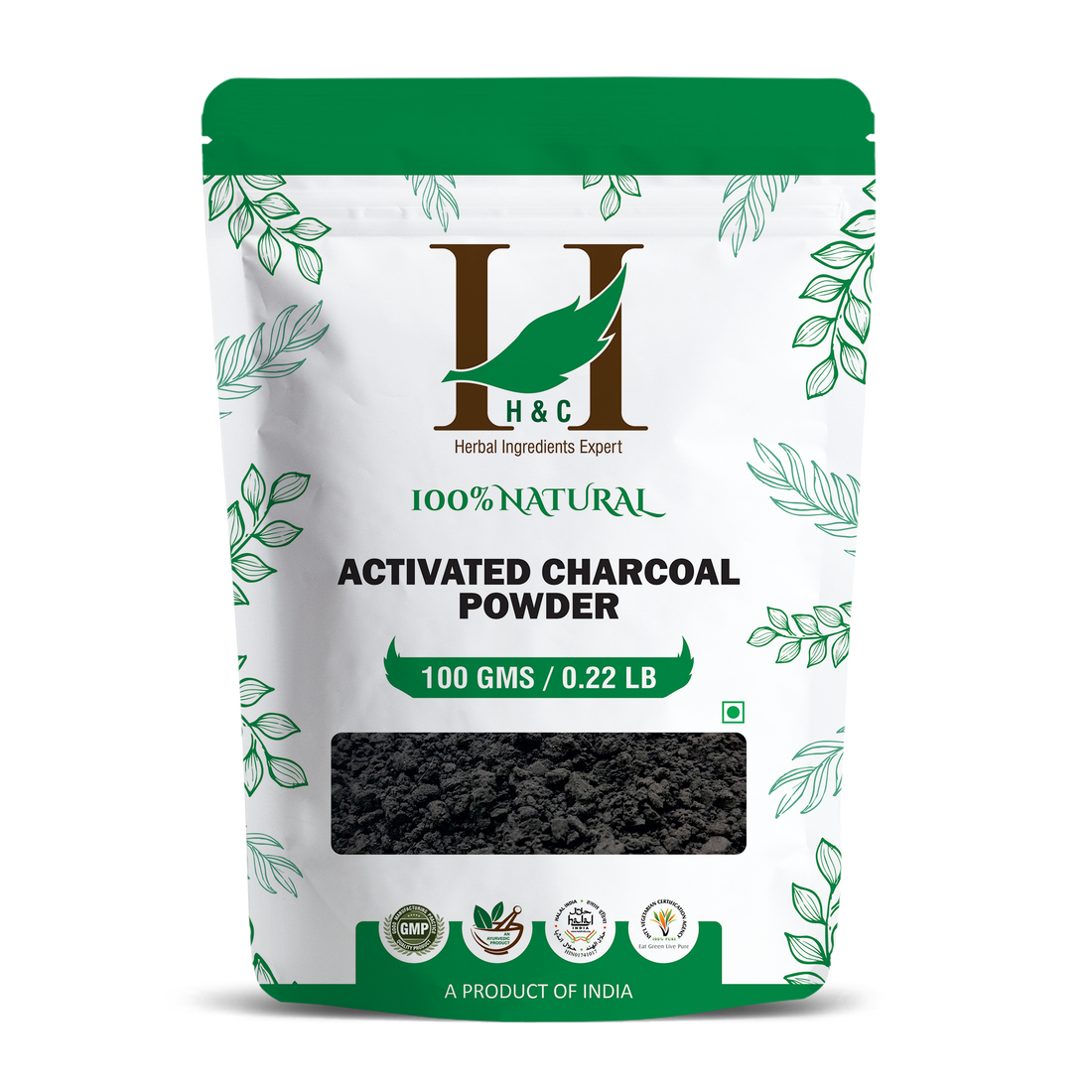 Charcoal Powder l Activated - Natural – H&C – 100gm