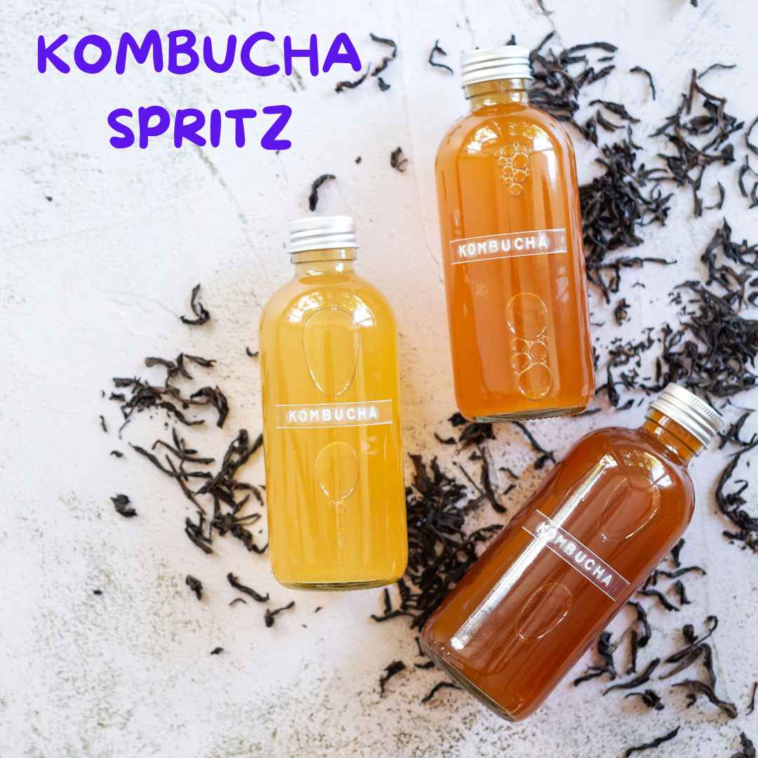 Kombucha Spritz | Fresh - Probiotic & No Sugar Added - Nature&