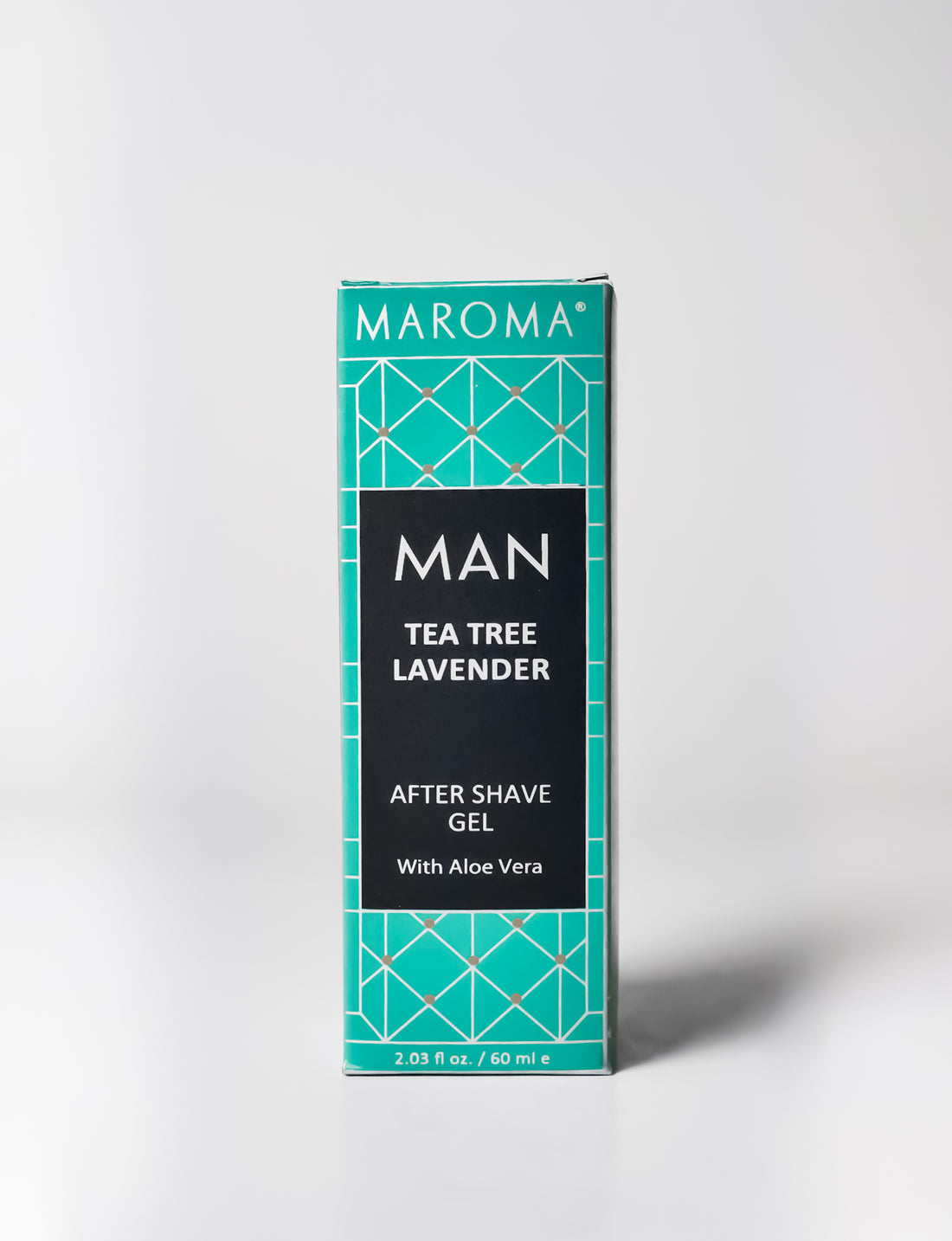 Shave Gel | After Shave Gel (With Aloe Vera) - For Man - Vegan, Cruelty Free, Palm Oil Free, No Parabens & No Synthetic Fragrances - Maroma - 60ml