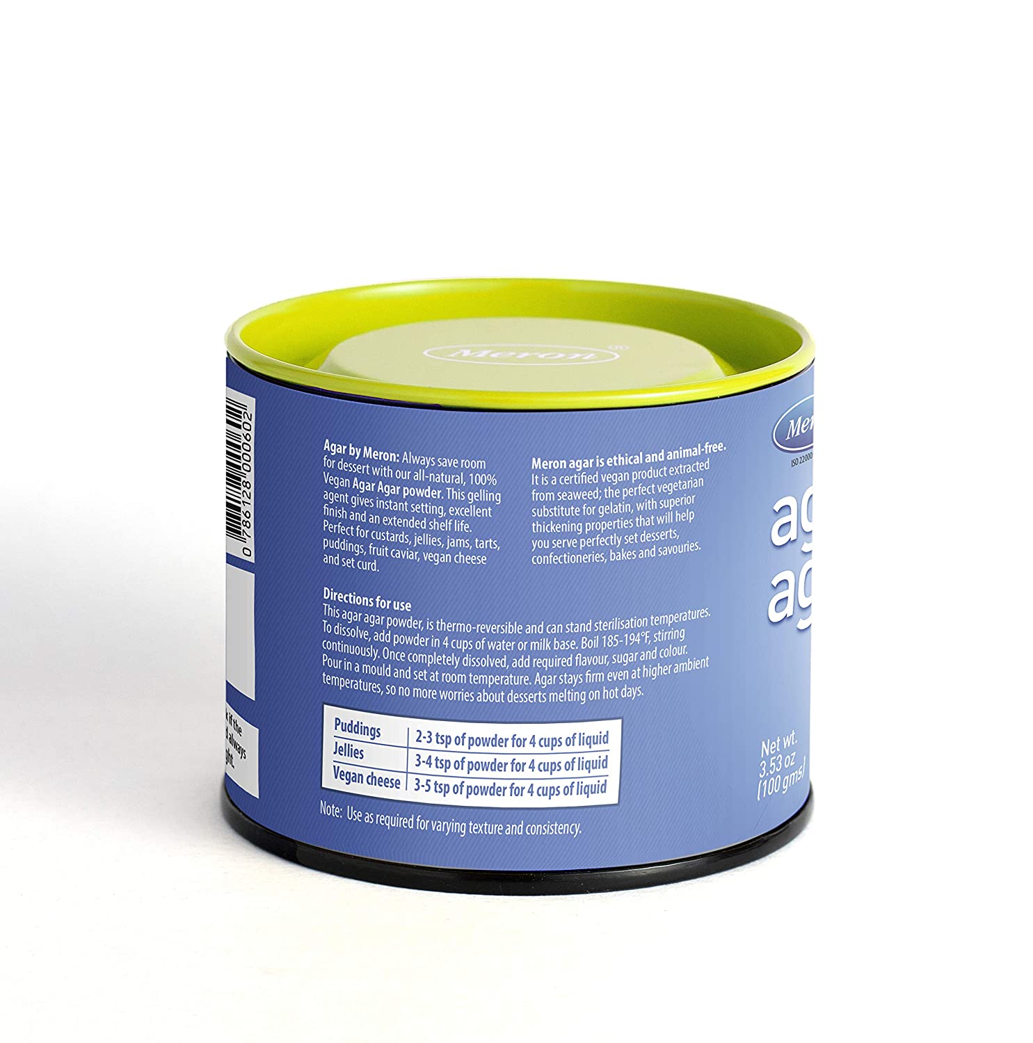 Agar Agar Powder - Vegan & Gluten Free – Meron - 10gmx5