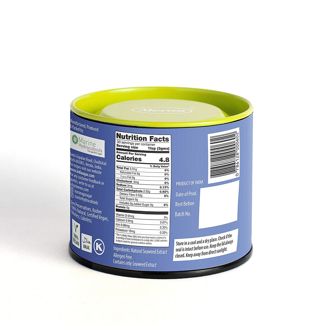 Agar Agar Powder - Vegan & Gluten Free – Meron - 10gmx5