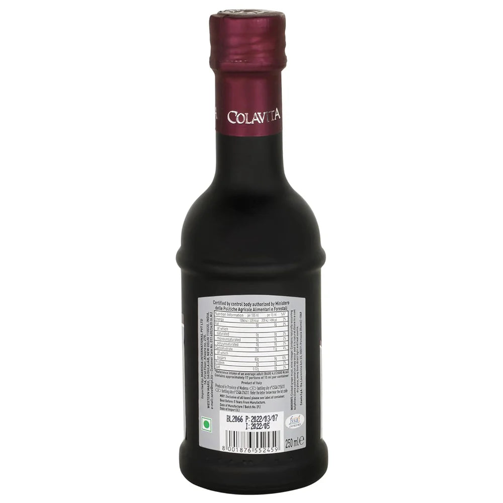 Aged Balsamic Vinegar of Modena -Gourmet Masterpiece– Colavita – 250ml