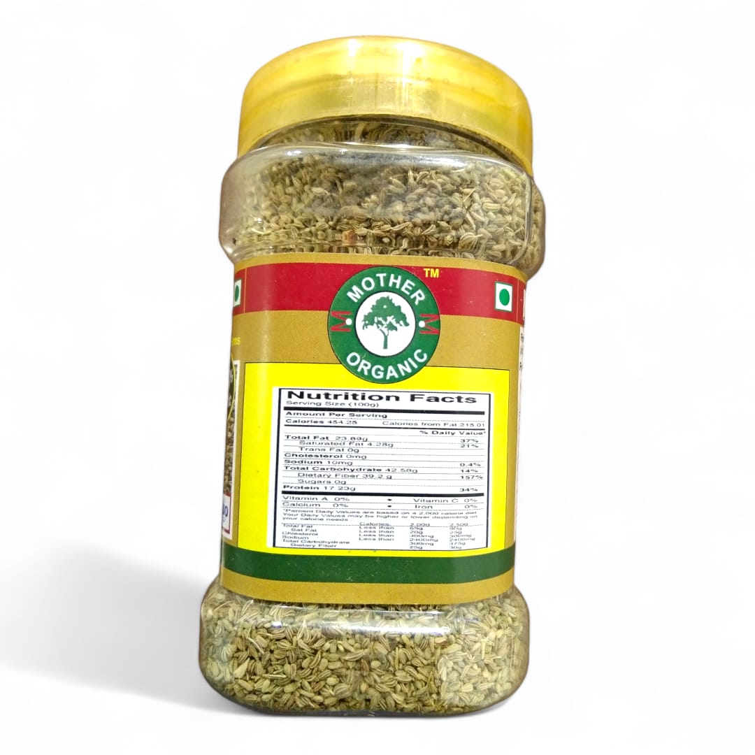 Ajwain Seeds - Mother Organic - 100gm