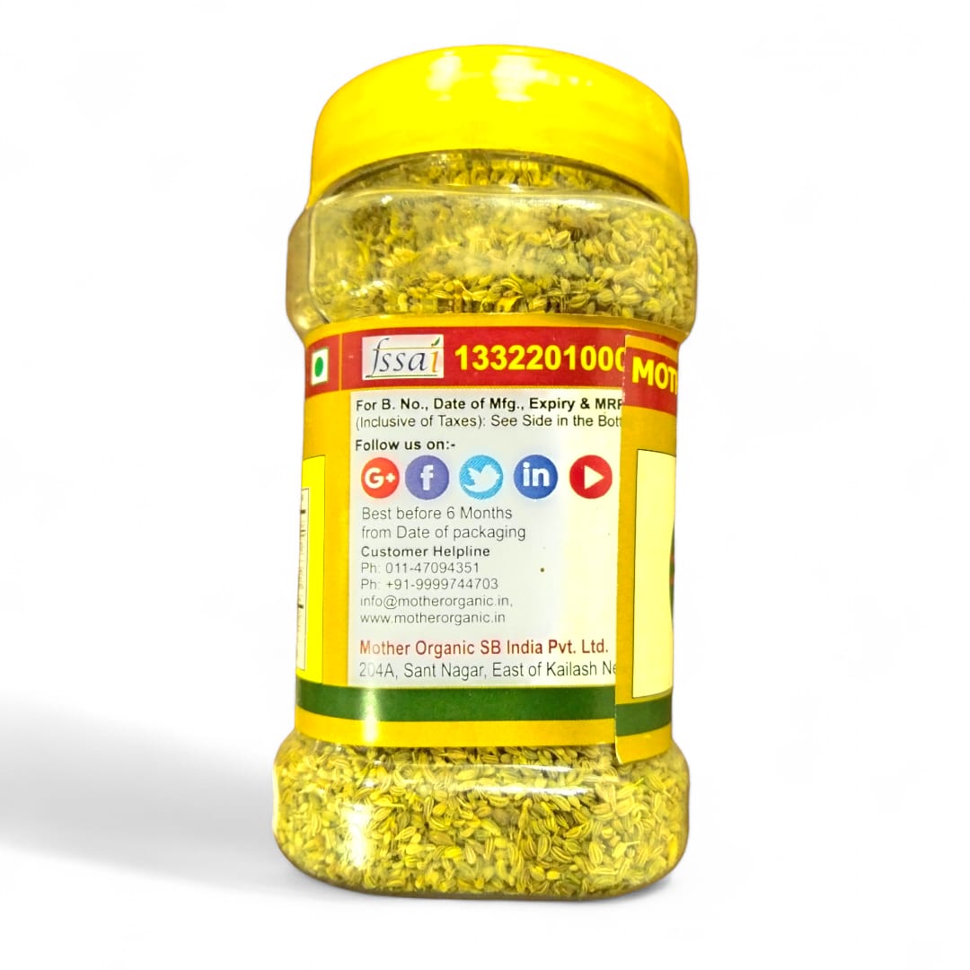 Ajwain Seeds - Mother Organic - 100gm