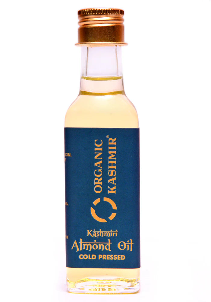 Almond Oil | kashmiri Mamra Almond Wood Pressed Oil - Edible - Non Ultra Filtered - High In Vitamins, Minerals And Essential Fatty Acids - Organic Kashmir - 100ml