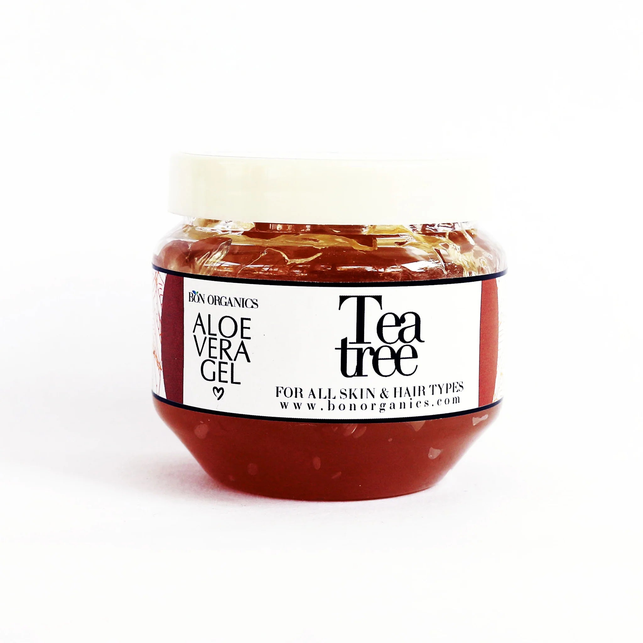 Aloe Vera Gel | With Tea Tree – For All Skin & Hair Types – Bon Organics – 100gm