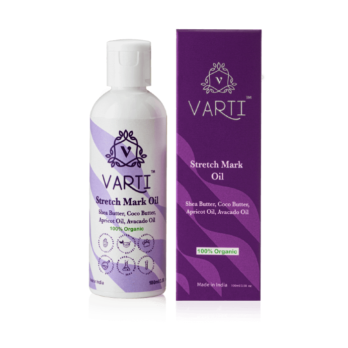 Stretch Mark Oil | Hand Crafted - Cruelty Free, Sulphate Free, Paraben Free & No Added Colour – Varti Ayurvedz – 100ml