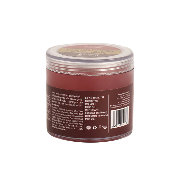 Aloe Vera Tea Tree Gel - Rustic Art - 100gm
