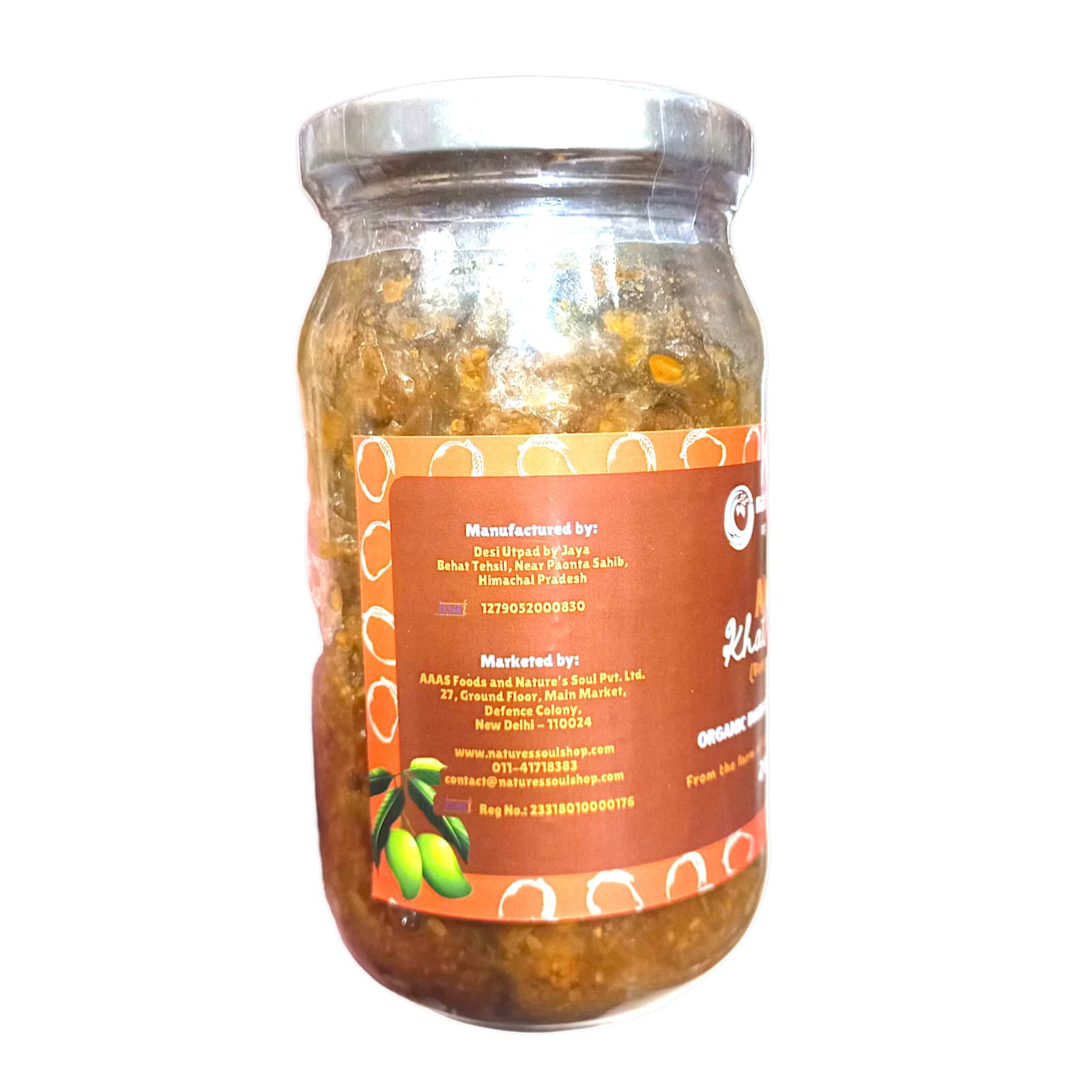 Pickle | Mango Pickle - Ambi Khatmitthi Benagal Style (Sirmaur, Himachal Pradesh) - Made With Organic Ingredients - Gluten Free - Nature&