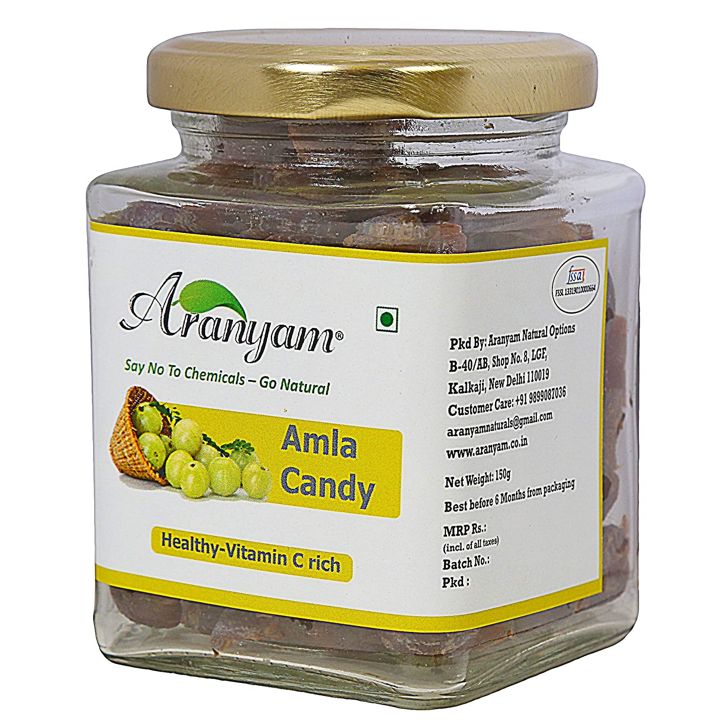 Amla Candy - Aranyam - 150gm