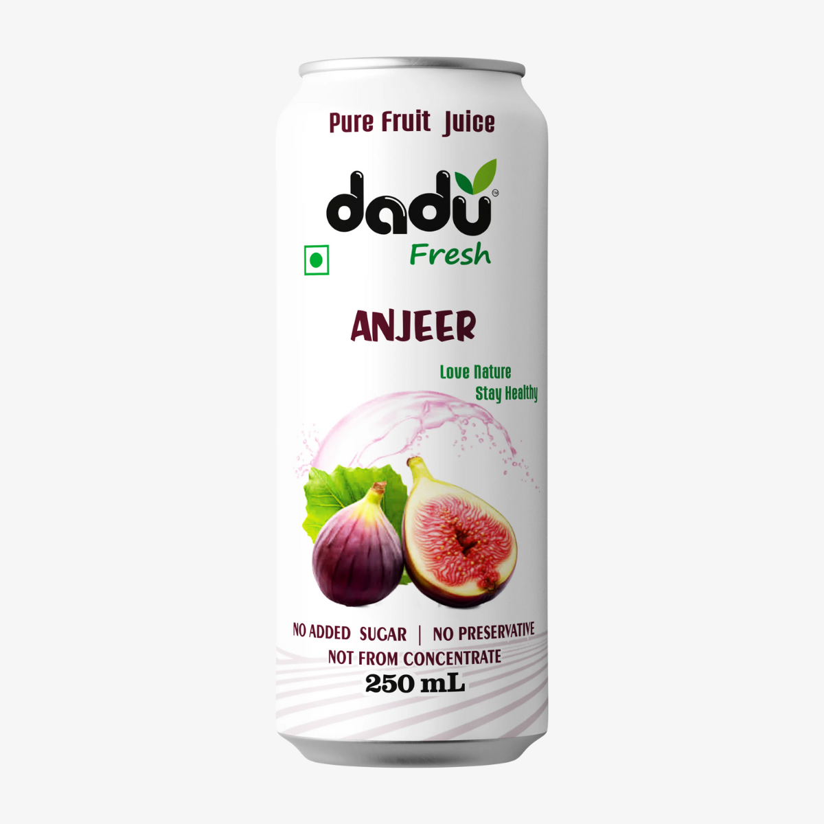 Juice | Anjeer Juice - No Added Sugar, No Preservatives & No Concentrate - Dadu Fresh - 250ml