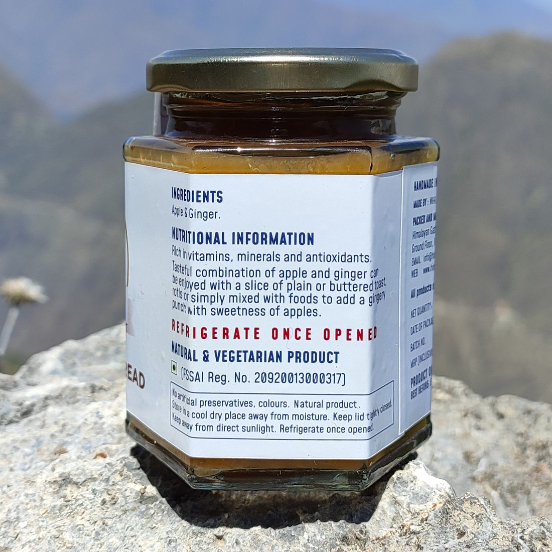 Apple Ginger Spread – Himalayan Gatherer – 300gm