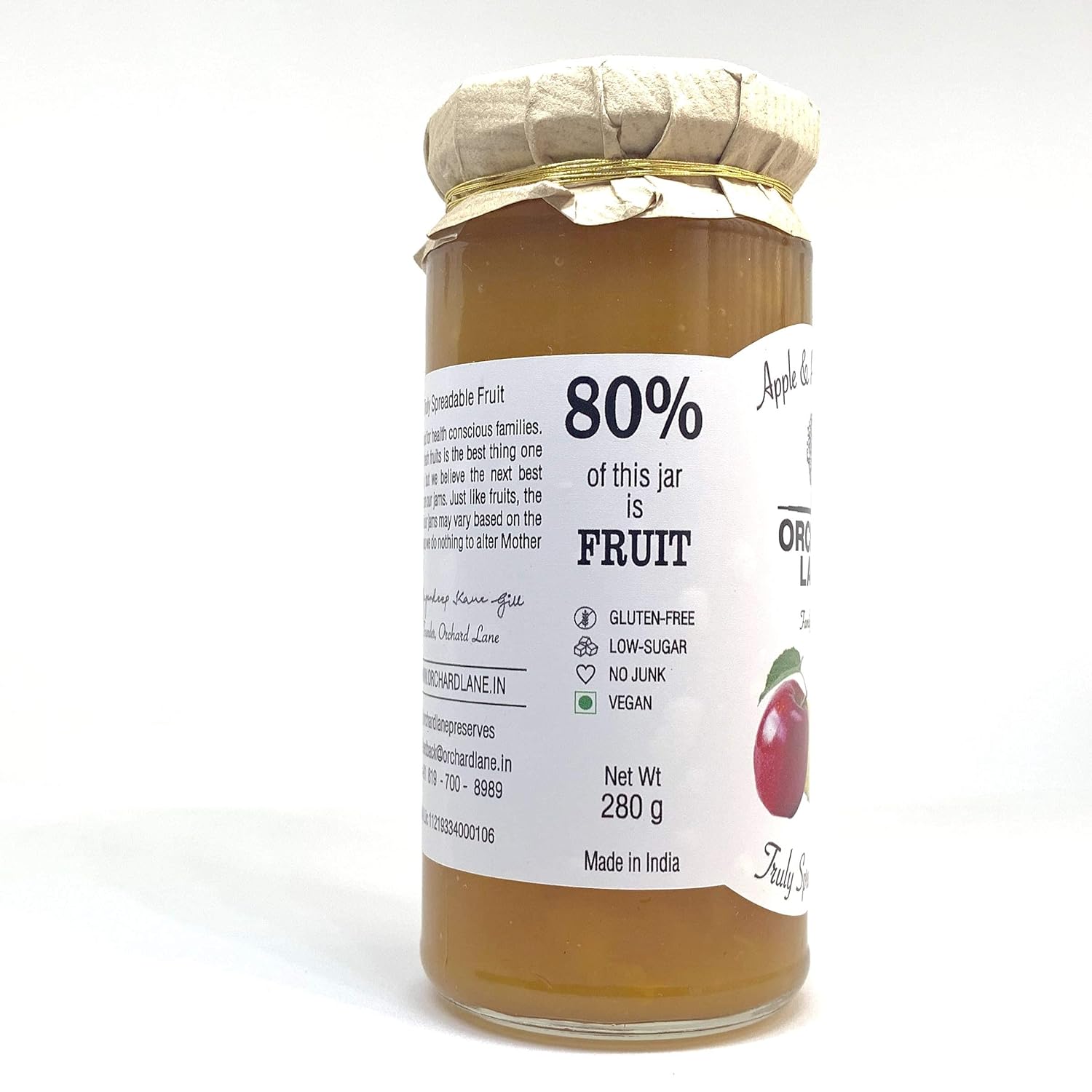 Apple & Pineapple Jam - Orchard Lane - 280gm