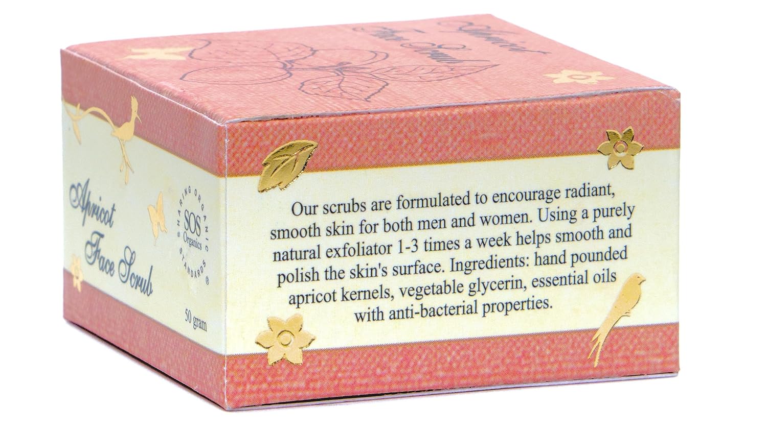 Apricot Face Scrub - SOS Organics - 50gm