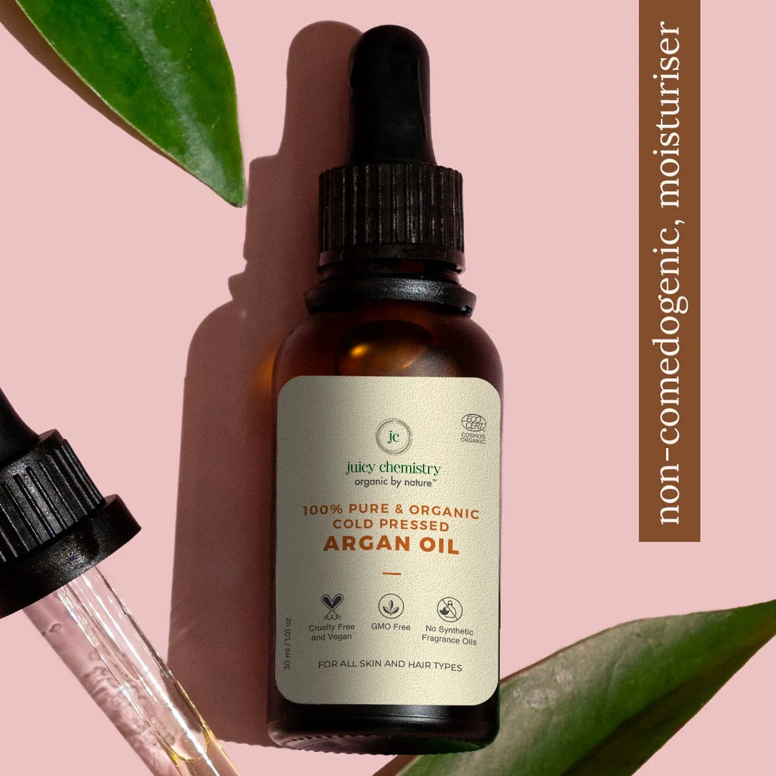 Cold Pressed Argan Carrier Oil - Juicy Chemistry - 30ml