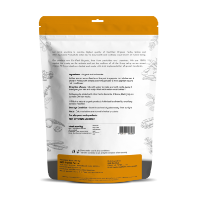 Aritha Powder (Sapindus Mukorossi) - Just Jaivik - 100gm