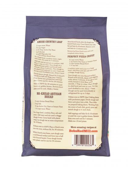 Artisan Bread Flour – Bob’s Red Mill – 1360gm