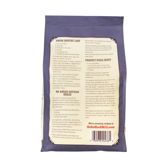 Bread Flour | Artisan - Unbleached Enriched - Vegan - Bob&