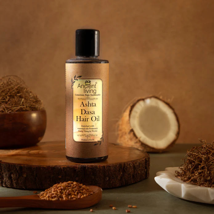 Organic Ashta Dasa Hair Oil - Ancient Living - 200ml