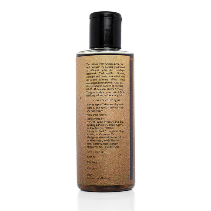 Organic Ashta Dasa Hair Oil - Ancient Living - 200ml