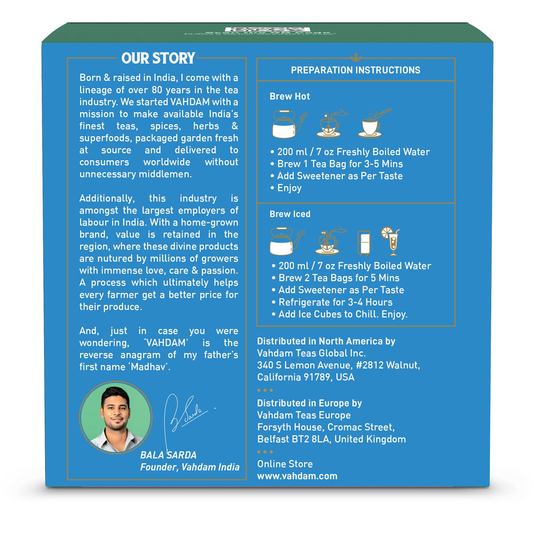 Assam Exotic - Black Tea – Vahdam – 15Tea Bags