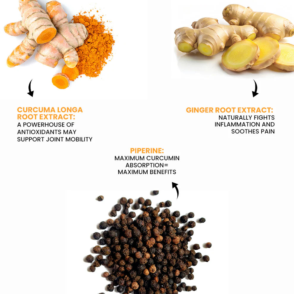 Curcumin 95% Curcuminoids+ Piperine 10 mg | Carbamide Forte- 60 Veg Tablets