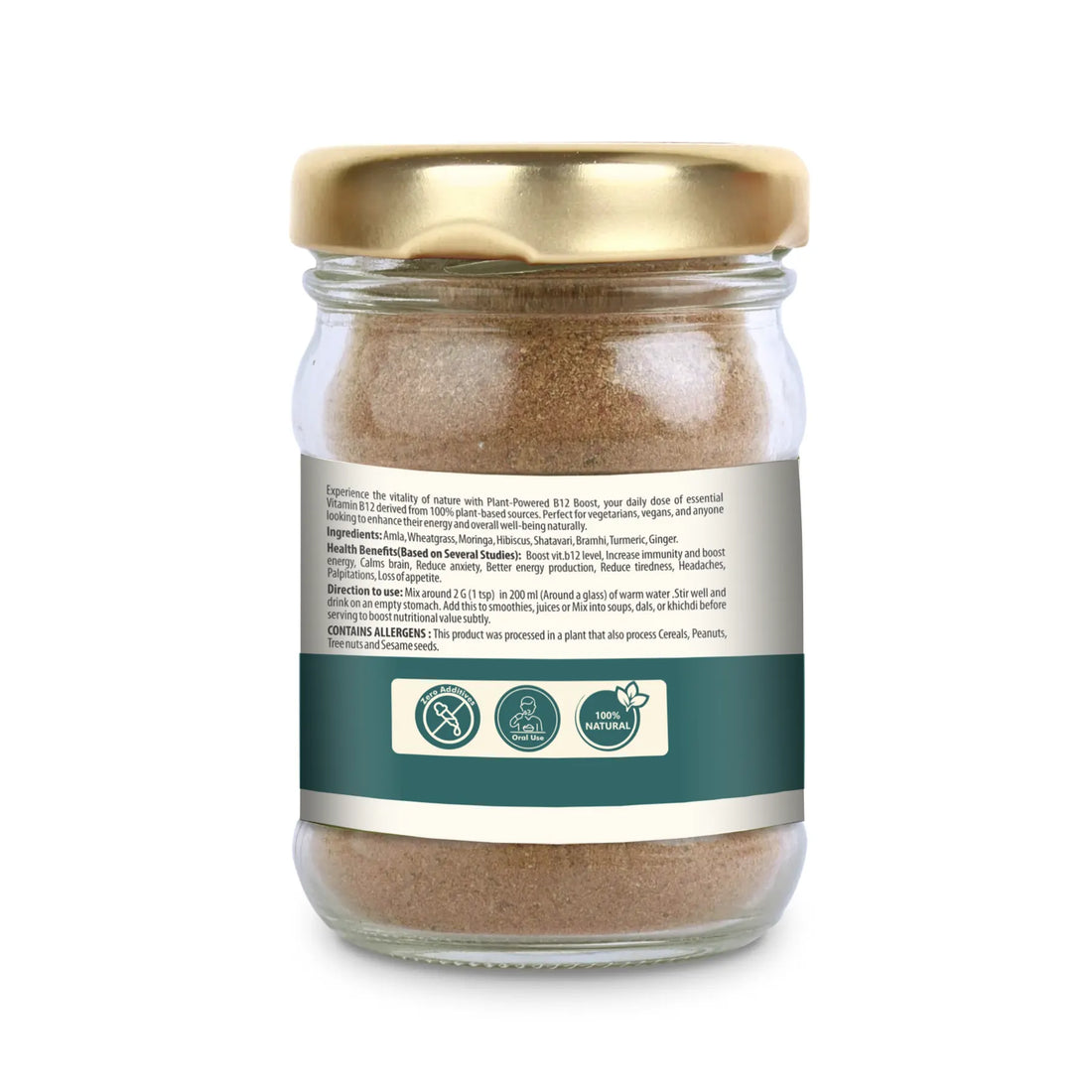 B12 Herbs | Suitable For Soups, Juices, Curries & Salads - 100% Plant Based - Add This To Smoothies, Juices Or Mix Into Soups, Dals, Or Khichdi - No Additives - Dawn Lee - 50gm