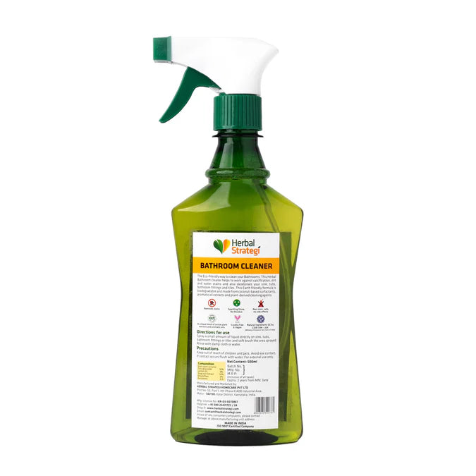 Bathroom Cleaner Non Toxic And Biodegradable - Herbal Strategi - 500ml
