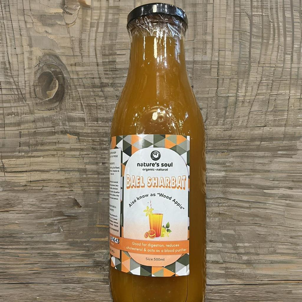 Bael Sharbat | Wood Apple – Good For Digestion, Reduce Cholesterol & Acts As A Blood Purifier – Nature’s Soul – 500ml