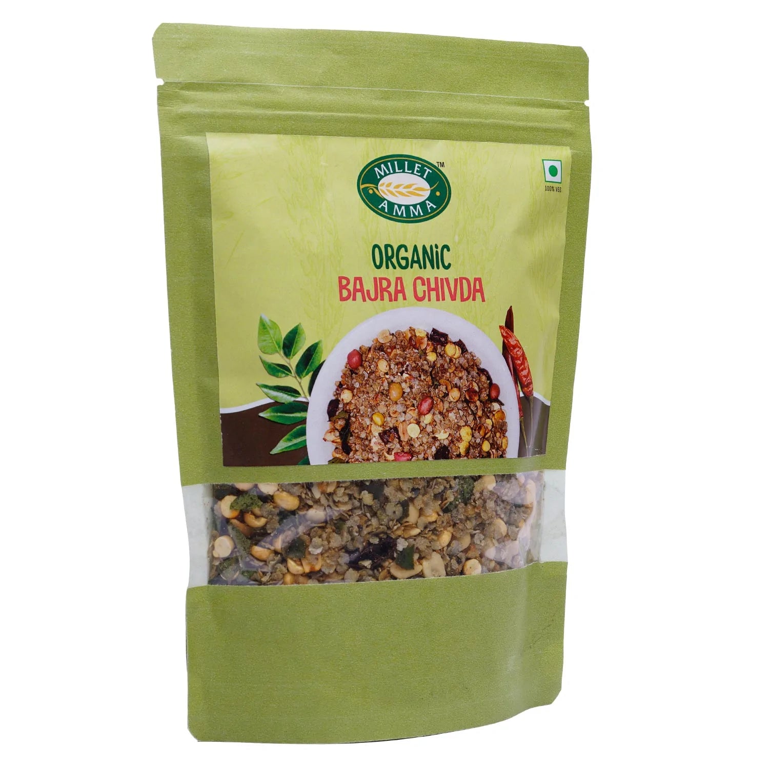 Bajra Chidva | Organic – Vegan & Gluten Free – Millet Amma – 250gm