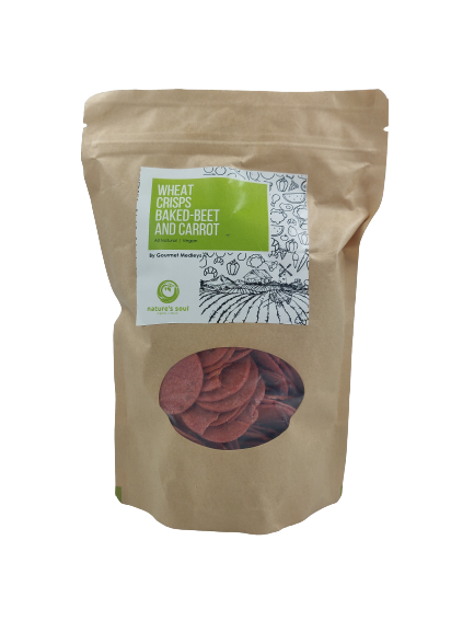 Baked Beet And Carrot Wheat Crisps – Nature&