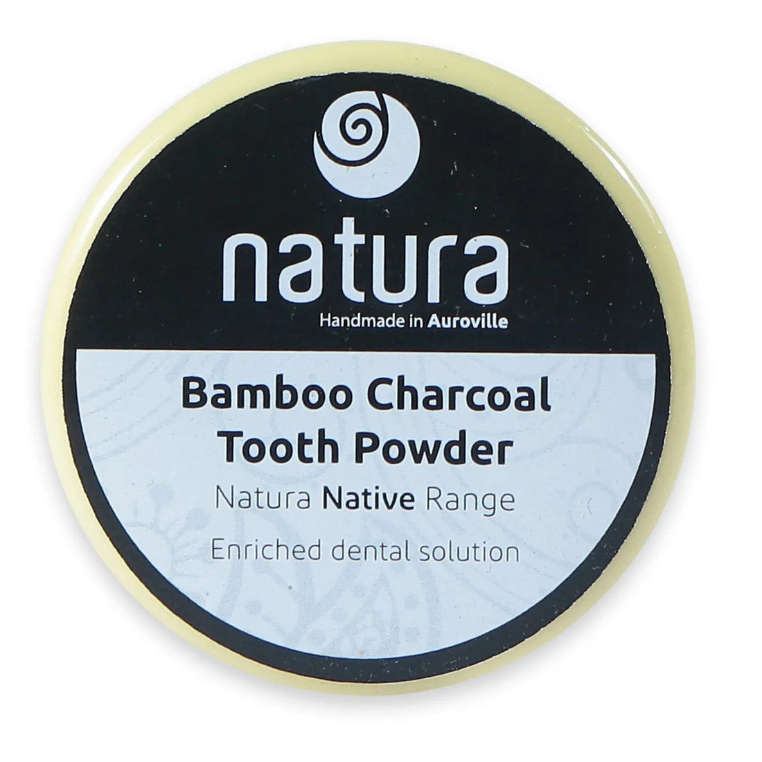 Tooth Powder | Bamboo Charcoal Tooth Powder – Chemical Free, No Added Colorants Or No Fragrances – natura – 30gm