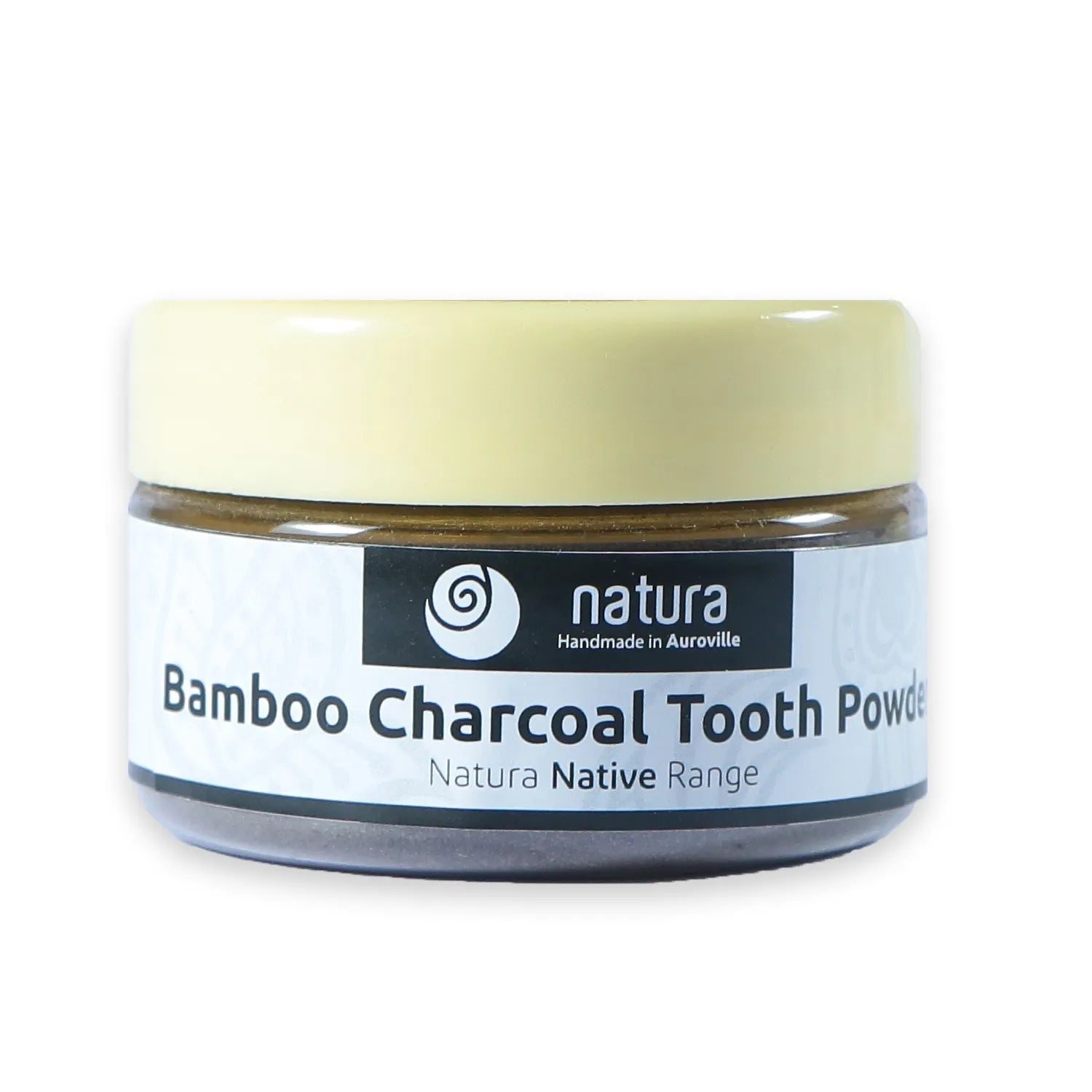 Tooth Powder | Bamboo Charcoal Tooth Powder – Chemical Free, No Added Colorants Or No Fragrances – natura – 30gm