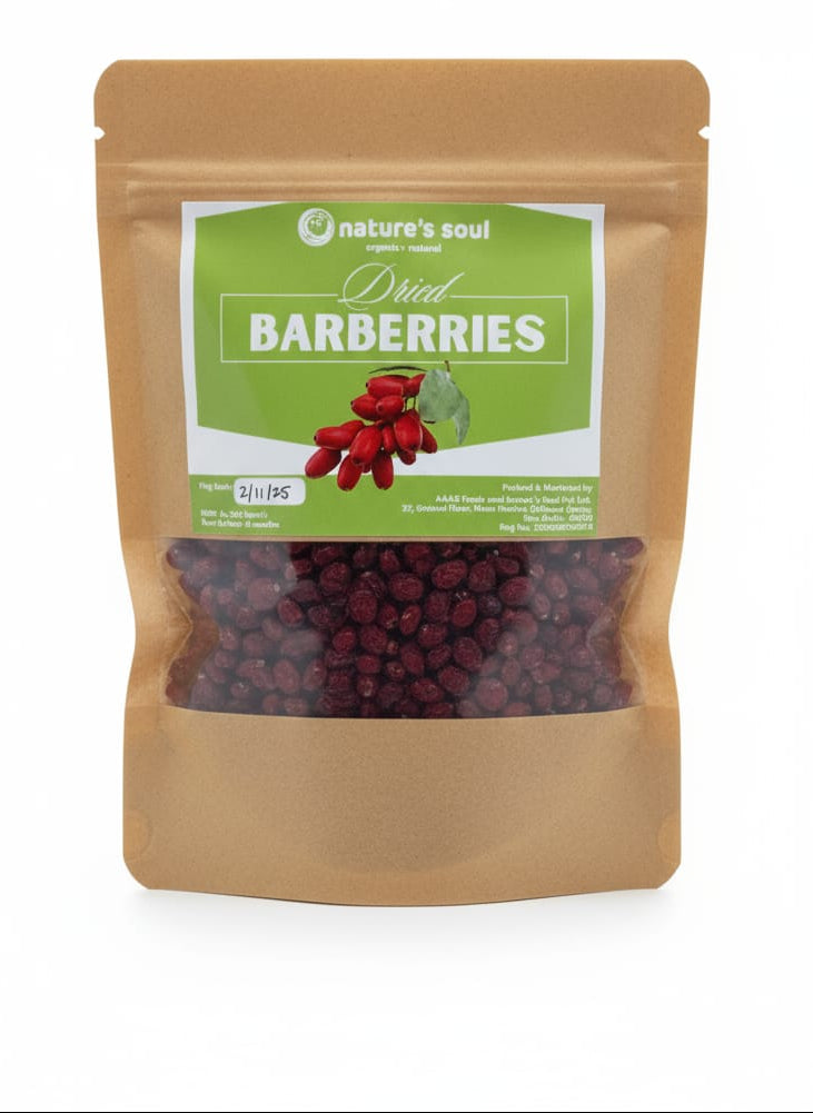 Barberries | Dried - No Added Additives, Colours & No Added Preservatives - Nature&