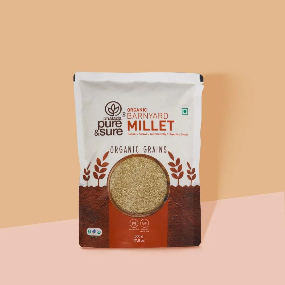 Barnyard Millet | USDA Organic - Naturally Gluten Free - Pure And Sure - 500gm