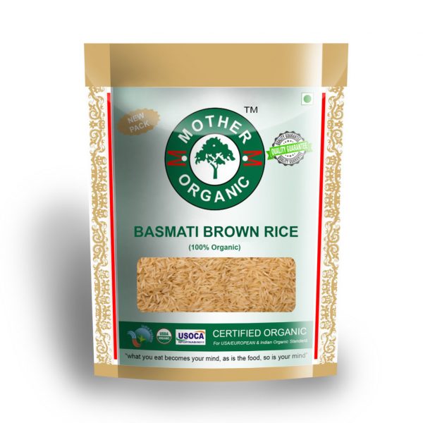 Rice | Brown Basmati - Mother Organic - 1000gm