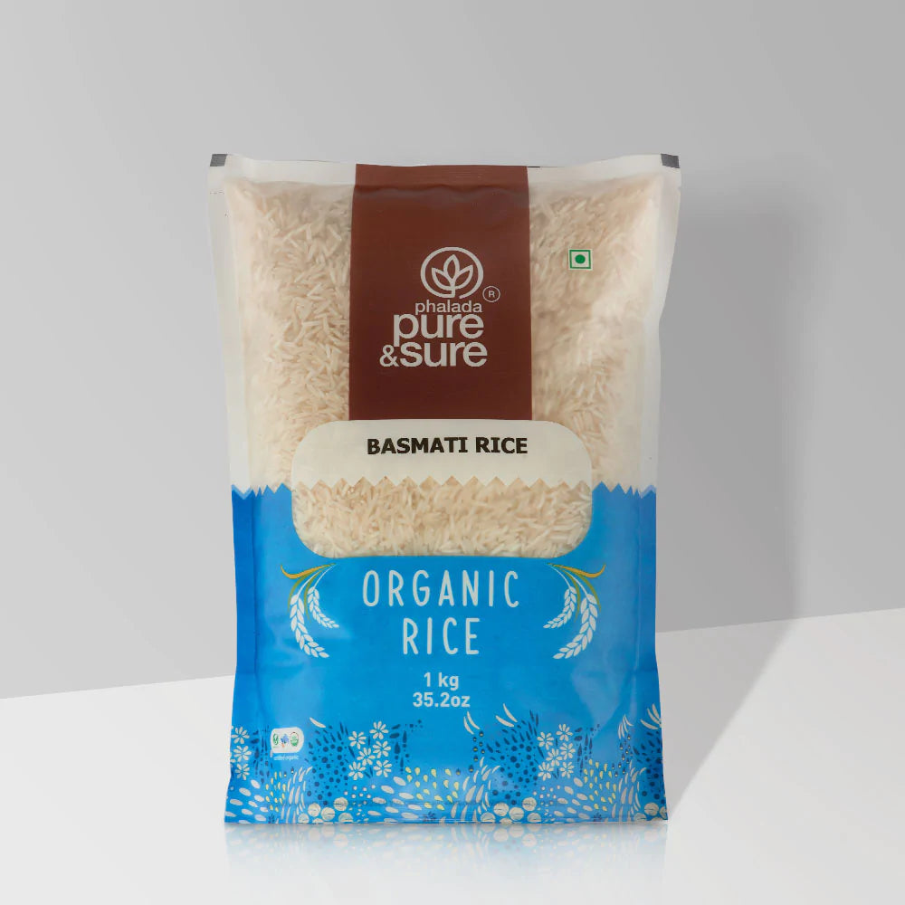 Rice | Basmati – Organic - Indian - Pure And Sure – 1000gm
