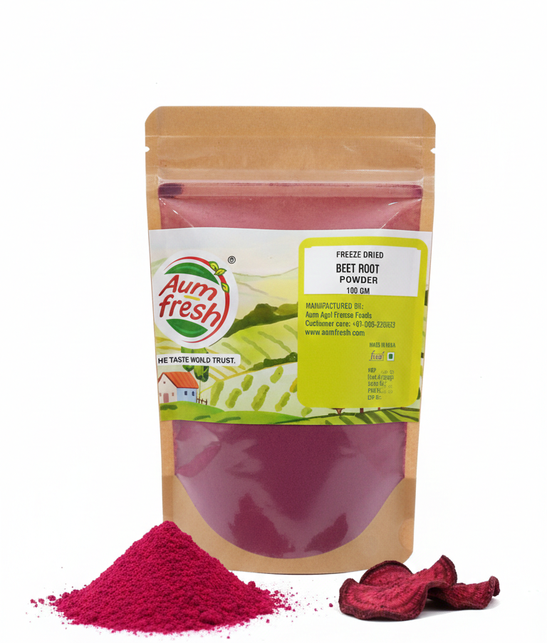 Beet Root Powder-Freeze Dried – Aum Fresh – 100 gm