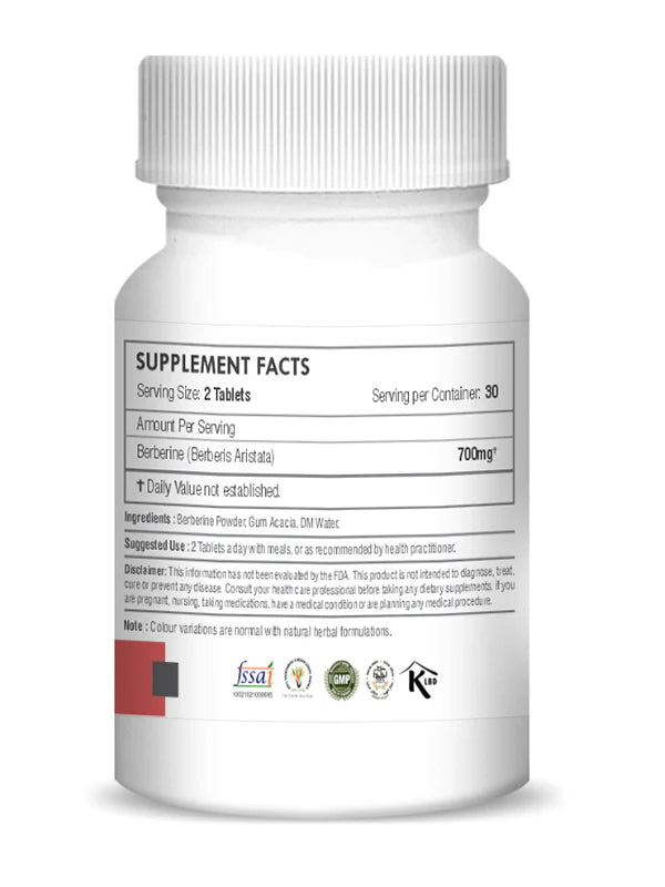 Berberine | Berberis Aristata - Diabetic Support - H&C – 60 Tablet