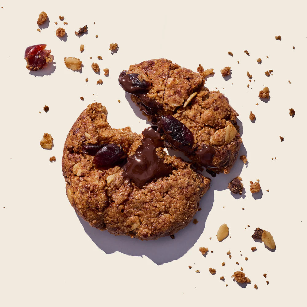 Cookies | Berry Cacao Oat Cookies - Crispy & Chewy - Vegan, Gluten Free, Sugar Free, Lactose Free, Low Calorie & PCOS Friendly - The Cinnamon Kitchen - Pack Of 5