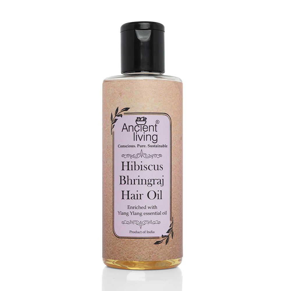 Hair Oil | Organic Hibiscus & Bhringraj Hair Oil – Ancient living – 200ml