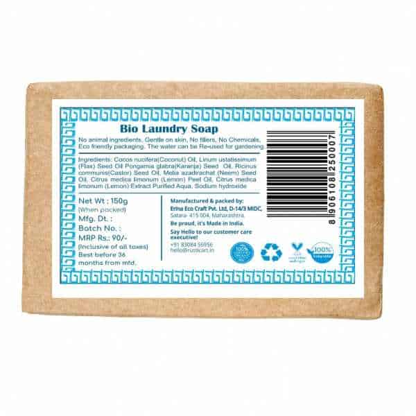 Bio Laundry Soap – Rustic Art – 150gm