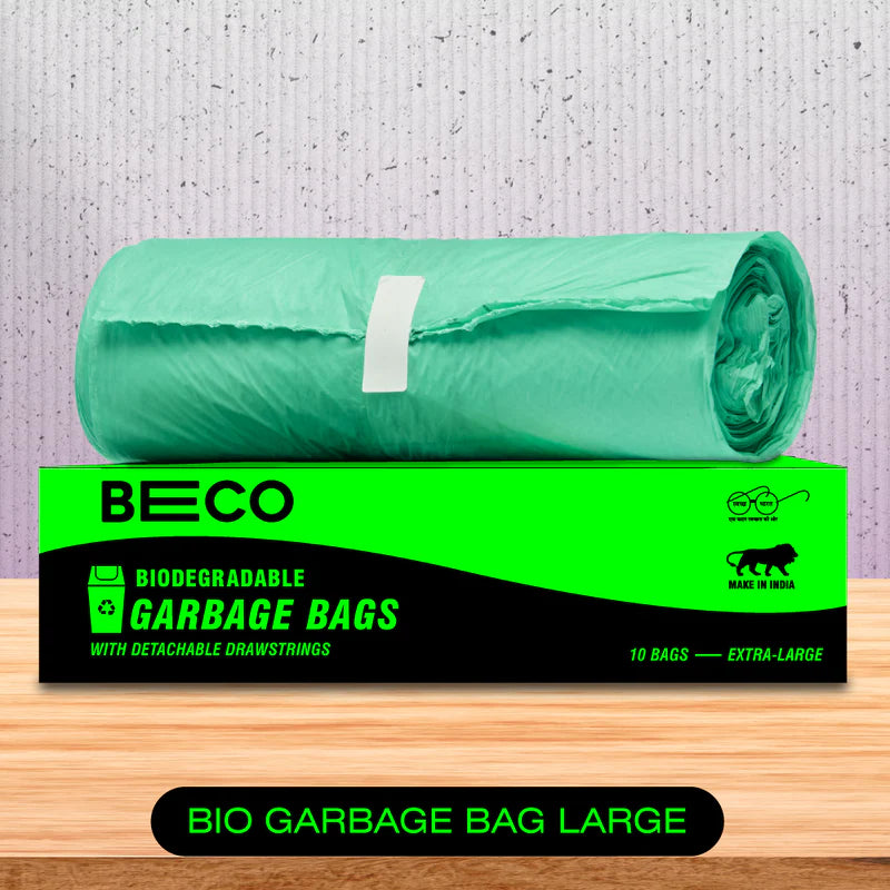 Garbage Bag | Bio Friendly - Eco Friendly & No Chemical - Beco - (Large) - 15 Green Bags