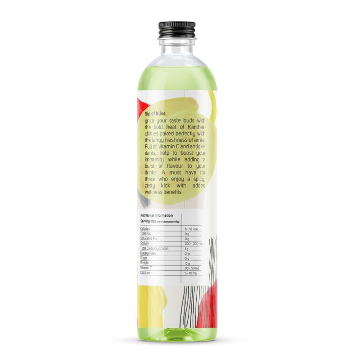 Amla Concentrate | Bird’s Eye Chilli Amla Concentrate - Natural - No Added colours, Additives Or No Preservatives - Looms And Weaves - 500ml