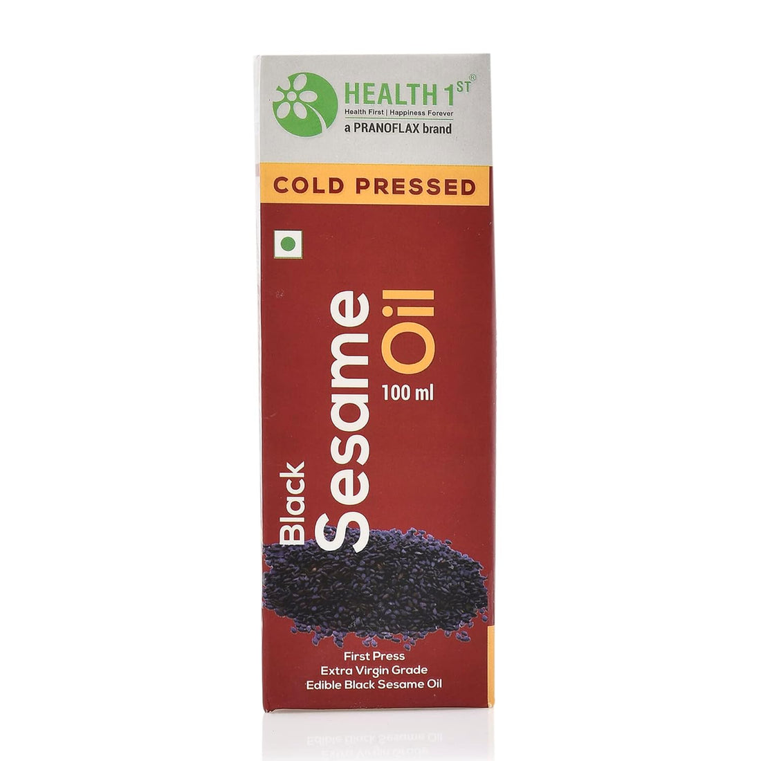 Black Sesame Oil - Cold Pressed - Health 1st - 100ml