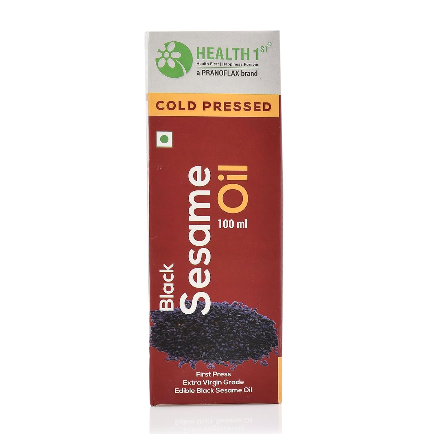 Black Sesame Oil - Cold Pressed - Health 1st - 100ml