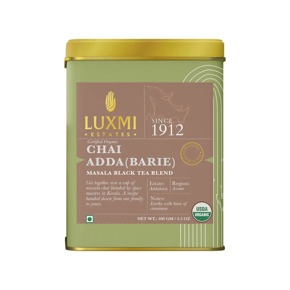 Chai Adda | Barie (Masala Black Tea Blend) - USDA Organic - Luxmi Estate - 100gm